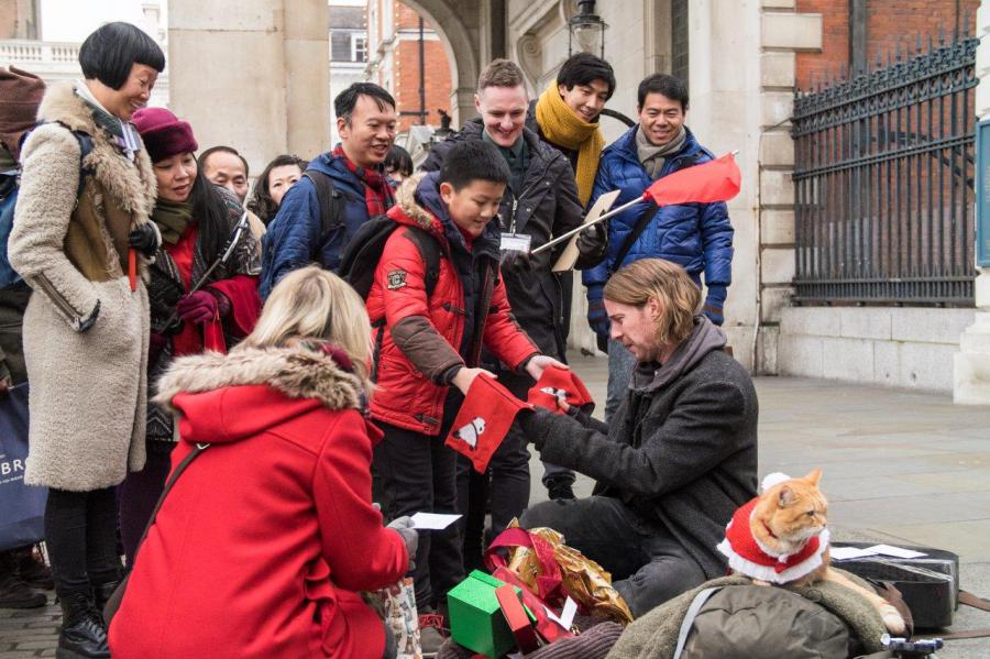 Bob el gato navideño